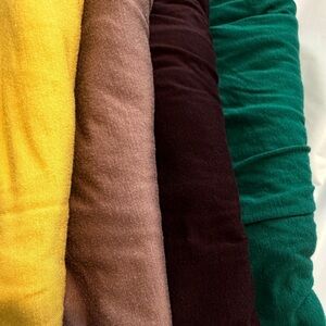 4 Larace Elegant Women's Tunics. Long and stretchy. Buttery feel